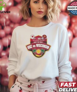 Official USC Trojans vs Wisconsin Badgers Big 10 Inaugural Season September 28, 2024 Shirt