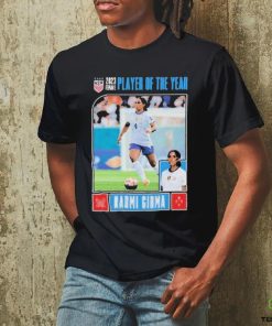 Official USWNT 2023 Girma Player Of The Year Black T shirt