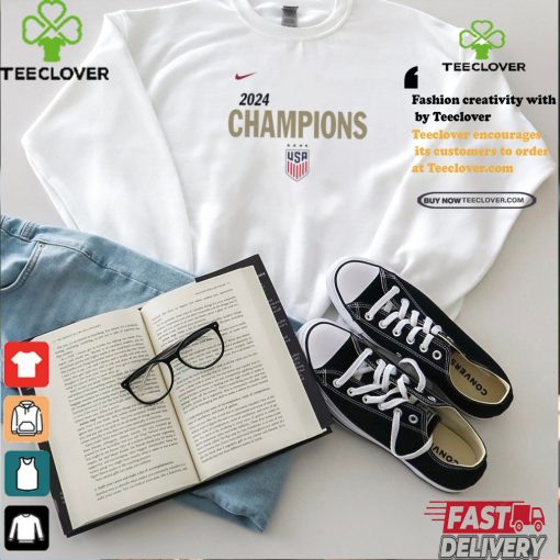 Official USWNT Nike 2024 Summer Olympics Gold Medal T Shirt