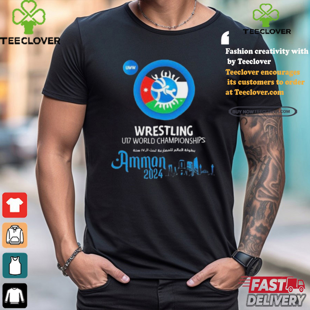 Official UWW U17 World Championships Amman 2024 Shirt Official UWW U17 World Championships Amman 2024 Shirt