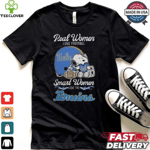 Official Ucla Bruins x Snoopy Real Women Love Football Smart Women Helmet 2024 T Shirt