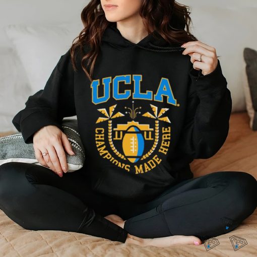 Official Ucla Football Black Gridiron Jon Jon Vaughns T hoodie, sweater, longsleeve, shirt v-neck, t-shirt