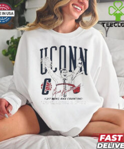 Official Uconn Basketball Geno Auriemma 1217 Wins And Counting All Time shirt