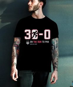 Official Uconn Huskies 30 0 On The Run To PHX March 30 2024 T shirt