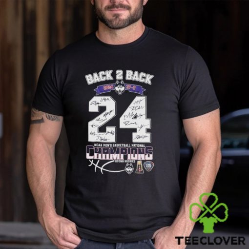 Official Uconn huskies back 2 back 2024 national champions shirt