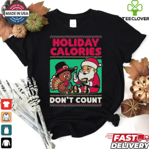 Official Ugly Sweater Holiday Food Santa Thanksgiving Dinner 2024 Shirt