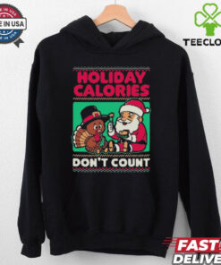 Official Ugly Sweater Holiday Food Santa Thanksgiving Dinner 2024 Shirt