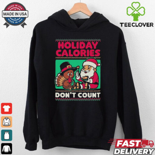 Official Ugly Sweater Holiday Food Santa Thanksgiving Dinner 2024 Shirt
