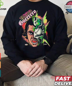 Official Ultimo Guerrero Split Mask MLW t shirt