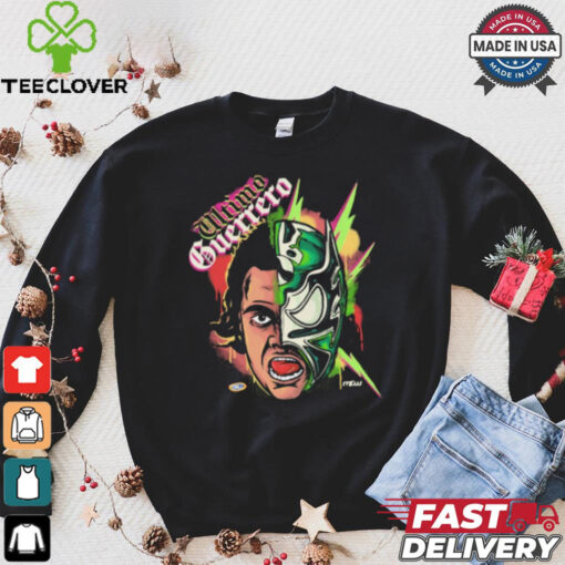 Official Ultimo Guerrero Split Mask MLW t shirt