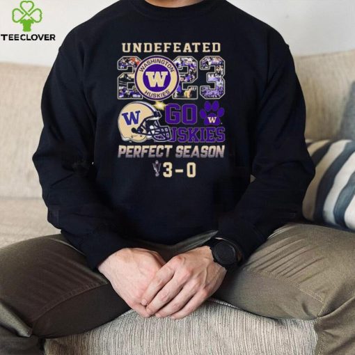 Official Undefeated 2023 Perfect Season 13 0 Go Huskies Washington Football Shirt