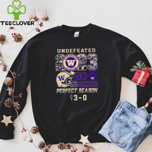 Official Undefeated 2023 Perfect Season 13 0 Go Huskies Washington Football Shirt