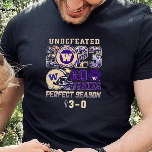 Official Undefeated 2023 Perfect Season 13 0 Go Huskies Washington Football Shirt