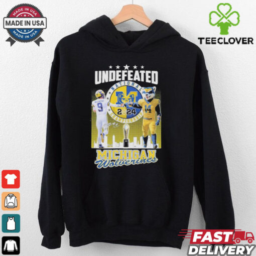 Official Undefeated 2024 Champions Michigan Wolverines football shirt