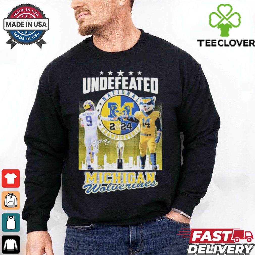 Official Undefeated 2024 Champions Michigan Wolverines football shirt Official Undefeated 2024 Champions Michigan Wolverines football shirt