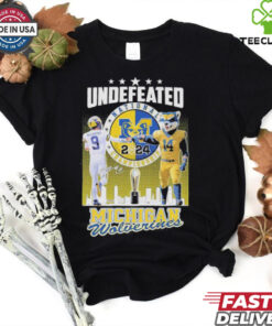 Official Undefeated 2024 Champions Michigan Wolverines football shirt
