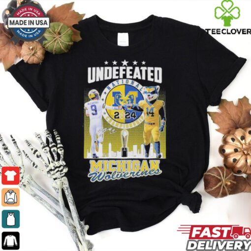Official Undefeated 2024 Champions Michigan Wolverines football shirt