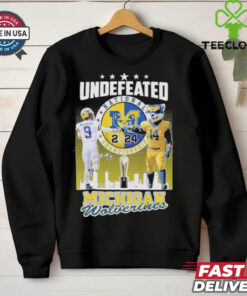 Official Undefeated 2024 Champions Michigan Wolverines football shirt