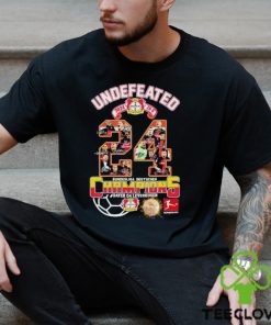 Official Undefeated Bayer Leverkusen Bundesliga Champions 2023 2024 Shirt