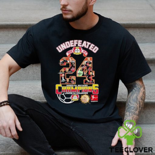 Official Undefeated Bayer Leverkusen Bundesliga Champions 2023 2024 Shirt