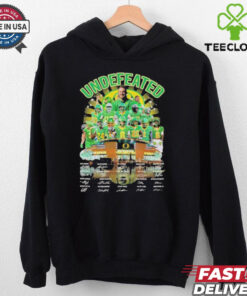 Official Undefeated Oregon Ducks Players Signatures shirt