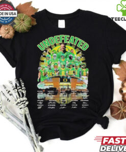 Official Undefeated Oregon Ducks Players Signatures shirt
