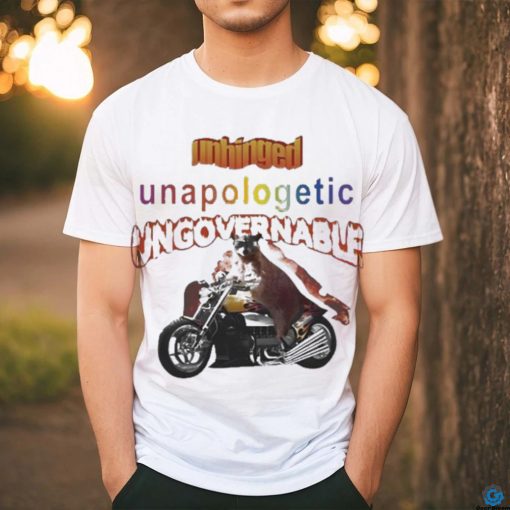 Official Unhinged Unapologetic Ungovernable Raccoon T Shirt