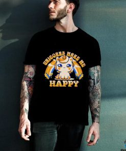 Official Unicorns Make Me Happy Shirt