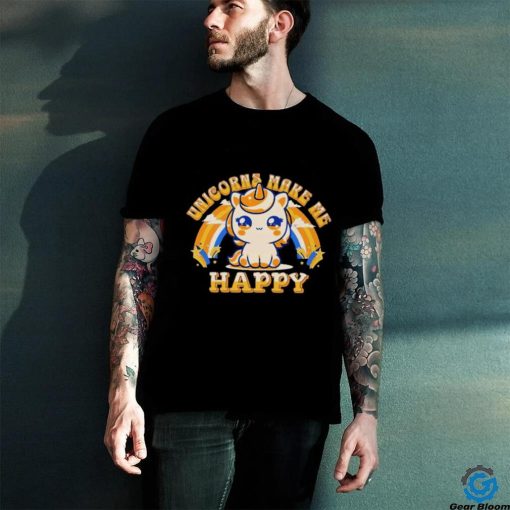 Official Unicorns Make Me Happy Shirt