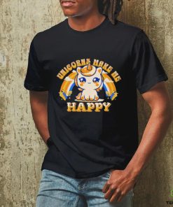 Official Unicorns Make Me Happy Shirt