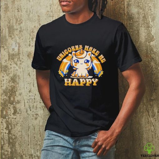 Official Unicorns Make Me Happy Shirt