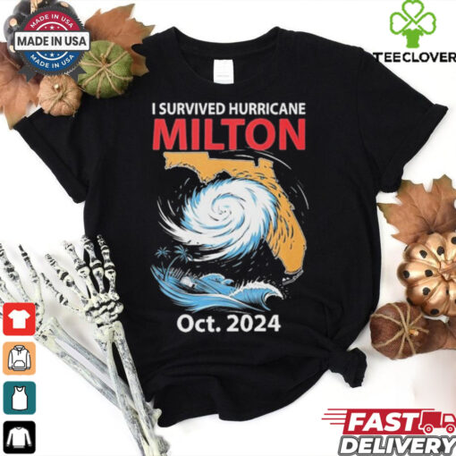 Official United State I Survived Hurricane Milton Oct 2024 Graphic t hoodie, sweater, longsleeve, shirt v-neck, t-shirt