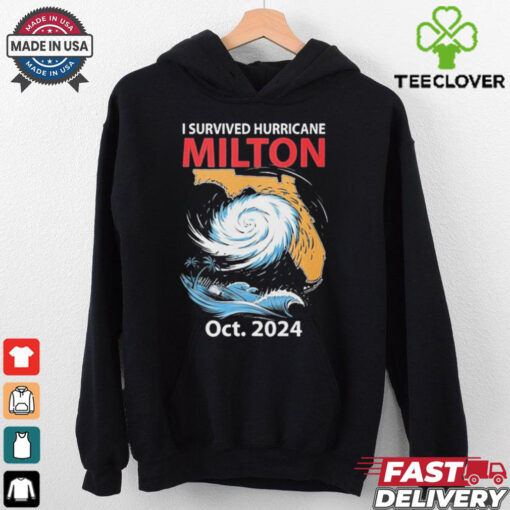 Official United State I Survived Hurricane Milton Oct 2024 Graphic t hoodie, sweater, longsleeve, shirt v-neck, t-shirt