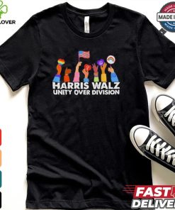 Official Unity Over Division Harris Waltz 2024 American Flag Outfit Independence Day T Shirt