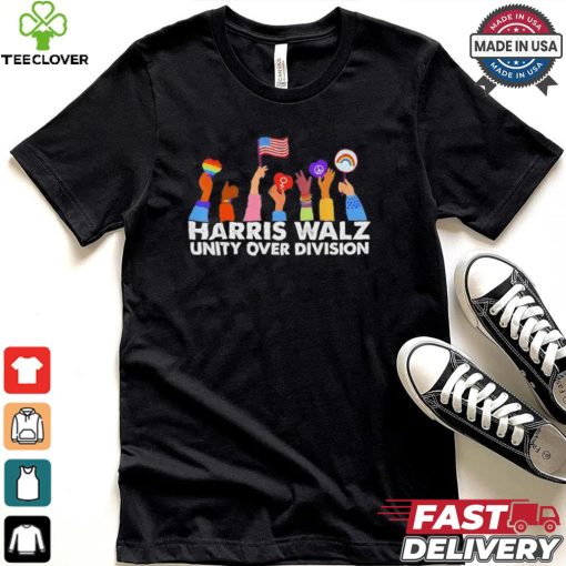 Official Unity Over Division Harris Waltz 2024 American Flag Outfit Independence Day T Shirt