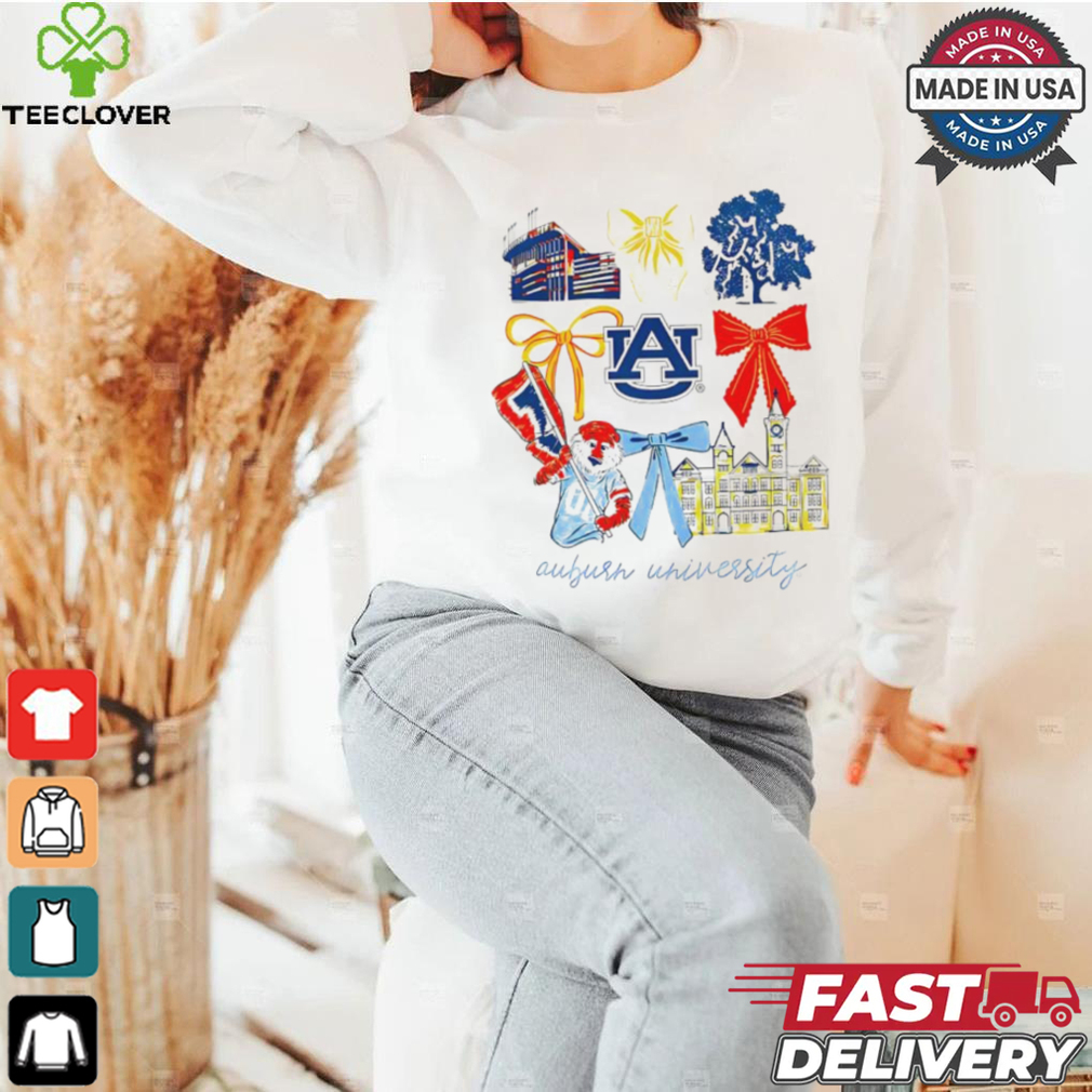 Official University Of Auburn Tigers UA Coquette Aesthetic shirt Official University Of Auburn Tigers UA Coquette Aesthetic shirt