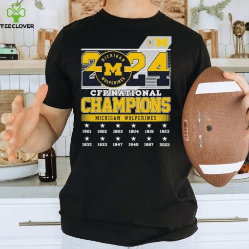 Official University Of Michigan CFP National Champions 2024 Shirt