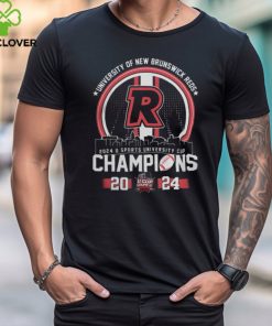 Official University Of New Brunswick Reds 2024 U Sports University Cup Champions T Shirts