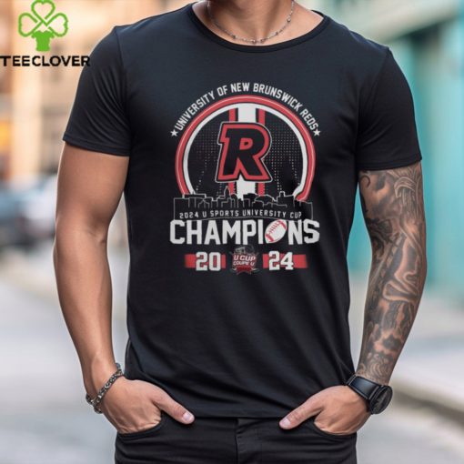 Official University Of New Brunswick Reds 2024 U Sports University Cup Champions T Shirts