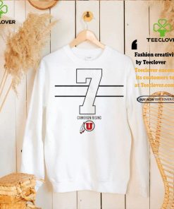 Official Utah Football Cameron Rising 7 t shirt 3 Official Utah Football Cameron Rising 7 t shirt