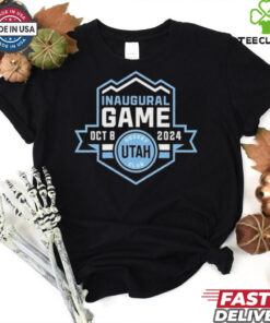 Official Utah Hockey 2024 Inaugural Game October 8, 2024 hoodie, sweater, longsleeve, shirt v-neck, t-shirt