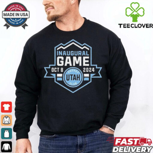 Official Utah Hockey 2024 Inaugural Game October 8, 2024 hoodie, sweater, longsleeve, shirt v-neck, t-shirt