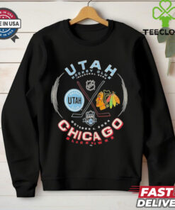 Official Utah Hockey Vs Chicago Blackhawks 2024 Inaugural Game October 8, 2024 shirt