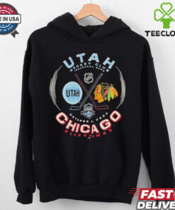 Official Utah Hockey Vs Chicago Blackhawks 2024 Inaugural Game October 8, 2024 hoodie, sweater, longsleeve, shirt v-neck, t-shirt