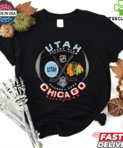 Official Utah Hockey Vs Chicago Blackhawks 2024 Inaugural Game October 8, 2024 hoodie, sweater, longsleeve, shirt v-neck, t-shirt