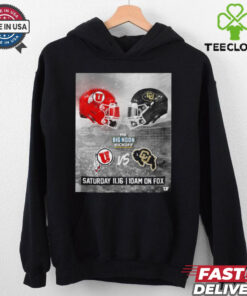 Official Utah Utes Vs Colorado Buffaloes Fox Big Noon Kickoff Saturday 11.16 Poster t shirt