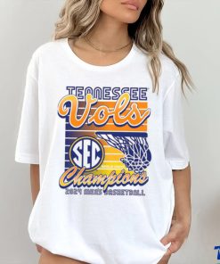 Official Utvolshop Basketball 2024 Sec Champs Throwback Tee Shirts