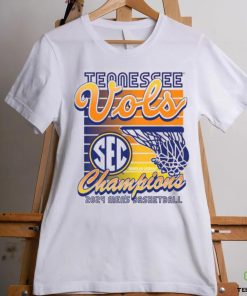 Official Utvolshop Basketball 2024 Sec Champs Throwback Tee Shirts