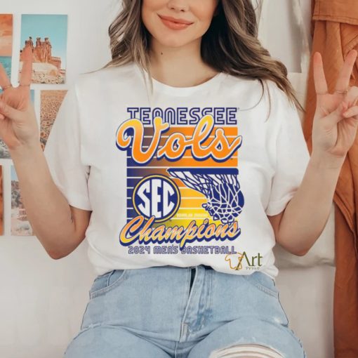 Official Utvolshop Basketball 2024 Sec Champs Throwback Tee Shirts