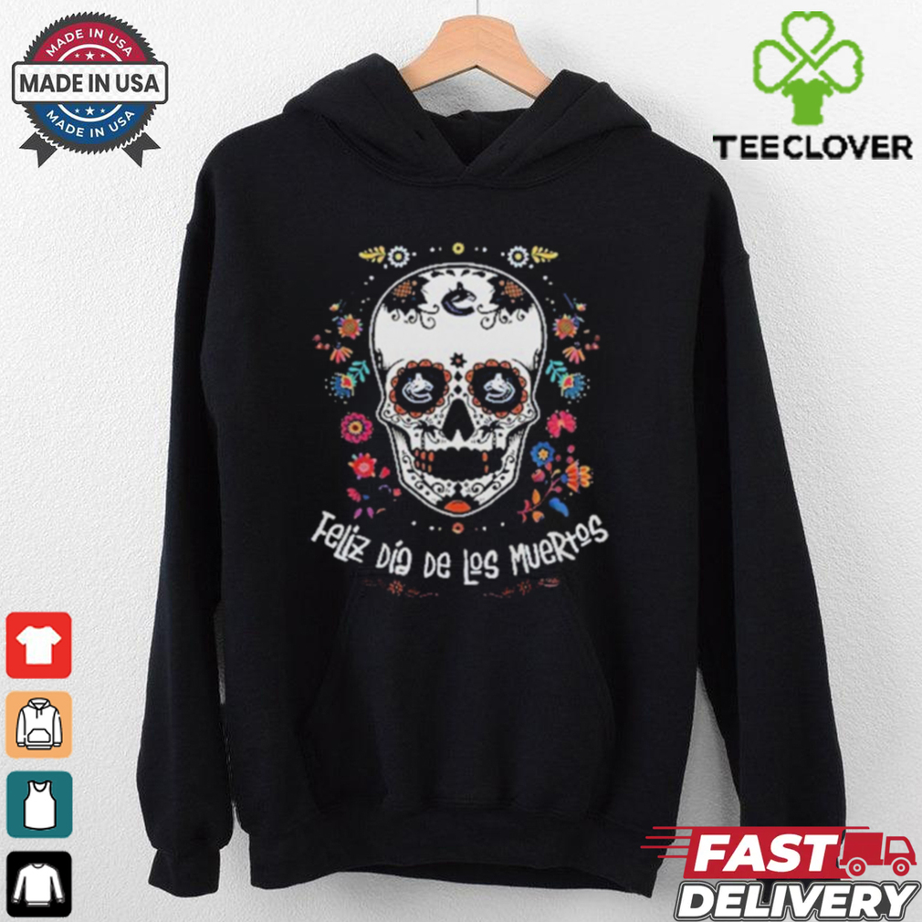 Official Vancouver Canucks Dia De Los Muertos 2024 T Shirt Official Vancouver Canucks Dia De Los Muertos 2024 T Shirt